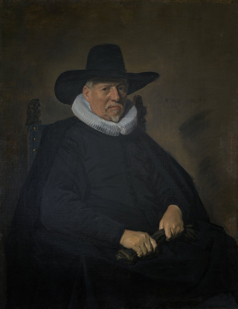 Portrett av en mann av Frans Hals