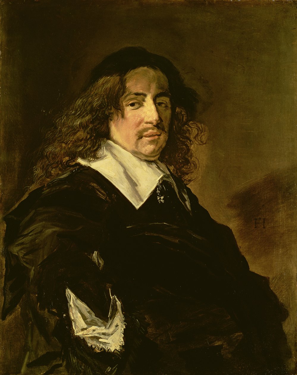 Portrett av en mann, ca. 1660 av Frans Hals
