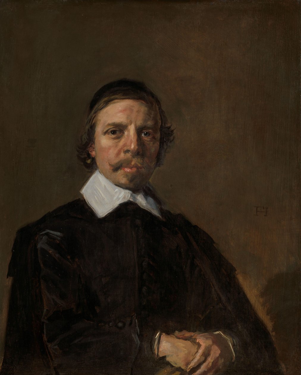 Portrett av en mann, muligens en prest av Frans Hals