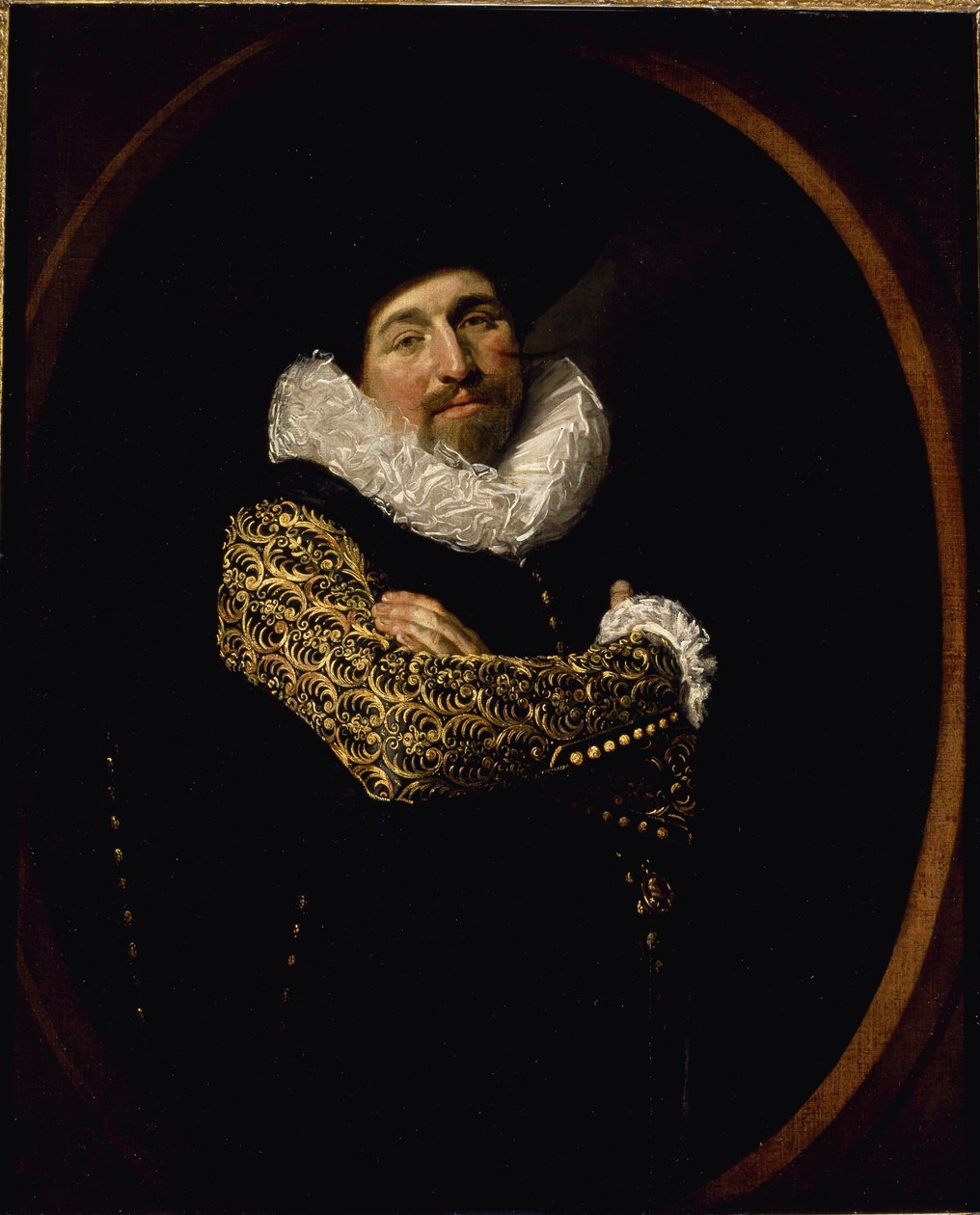Portrett av en mann av Frans Hals