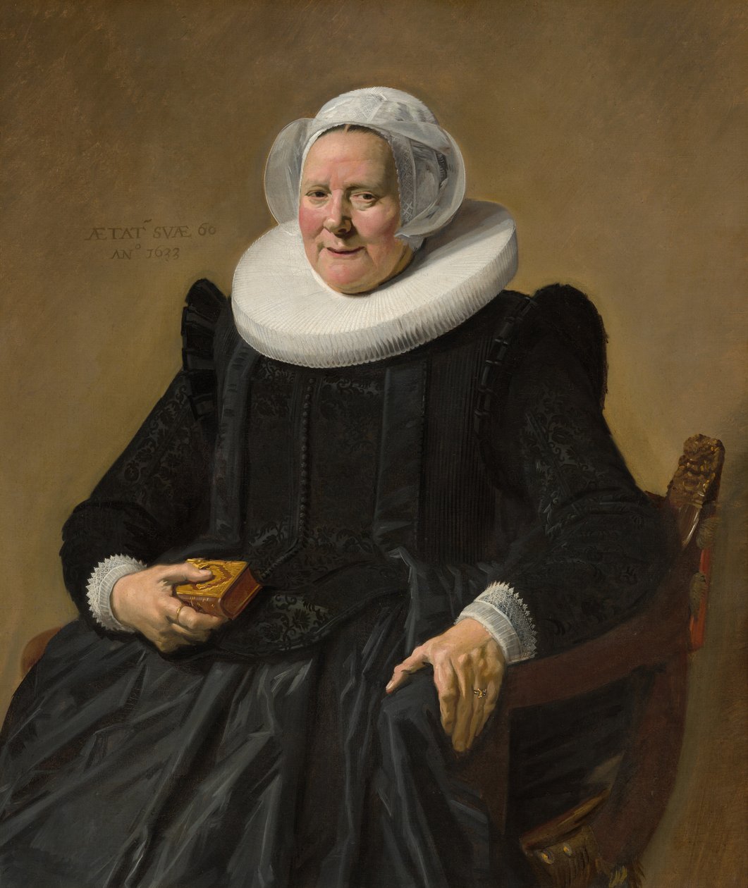 Portrett av en eldre dame av Frans Hals