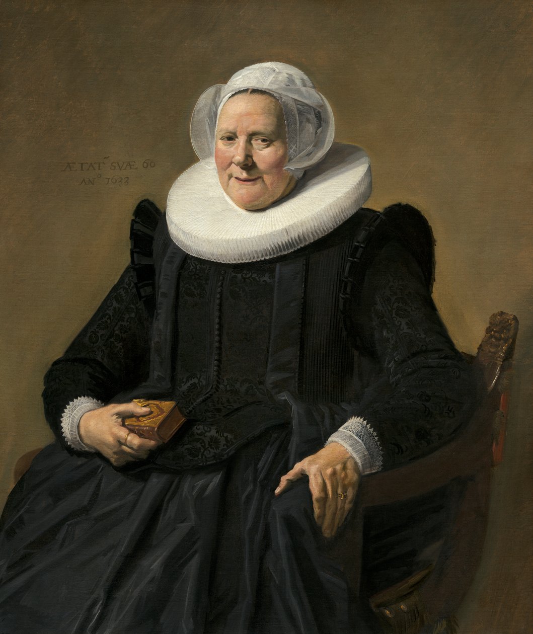 Portrett av en eldre dame av Frans Hals