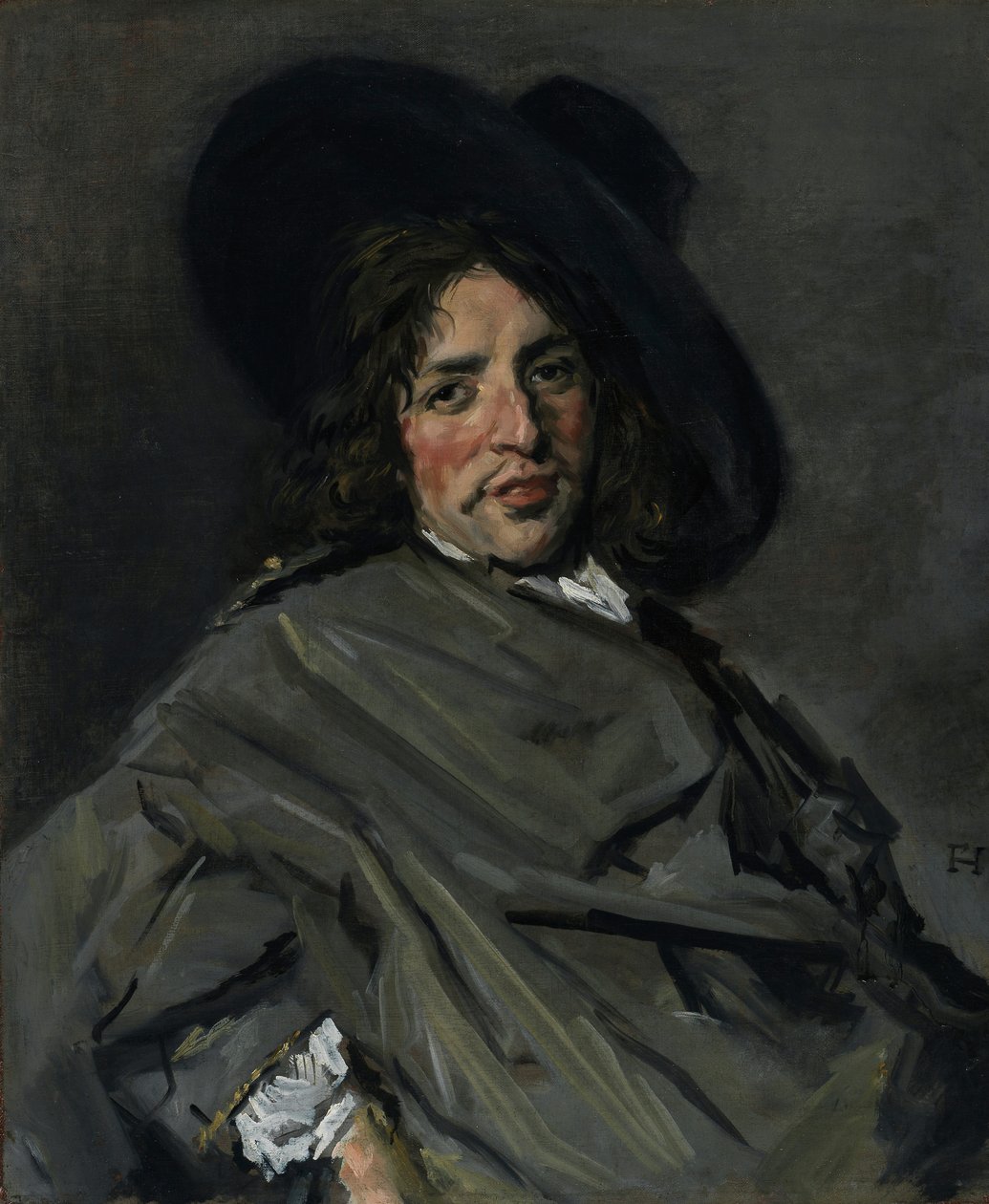 Portrett av en ukjent mann, 1660-63 av Frans Hals