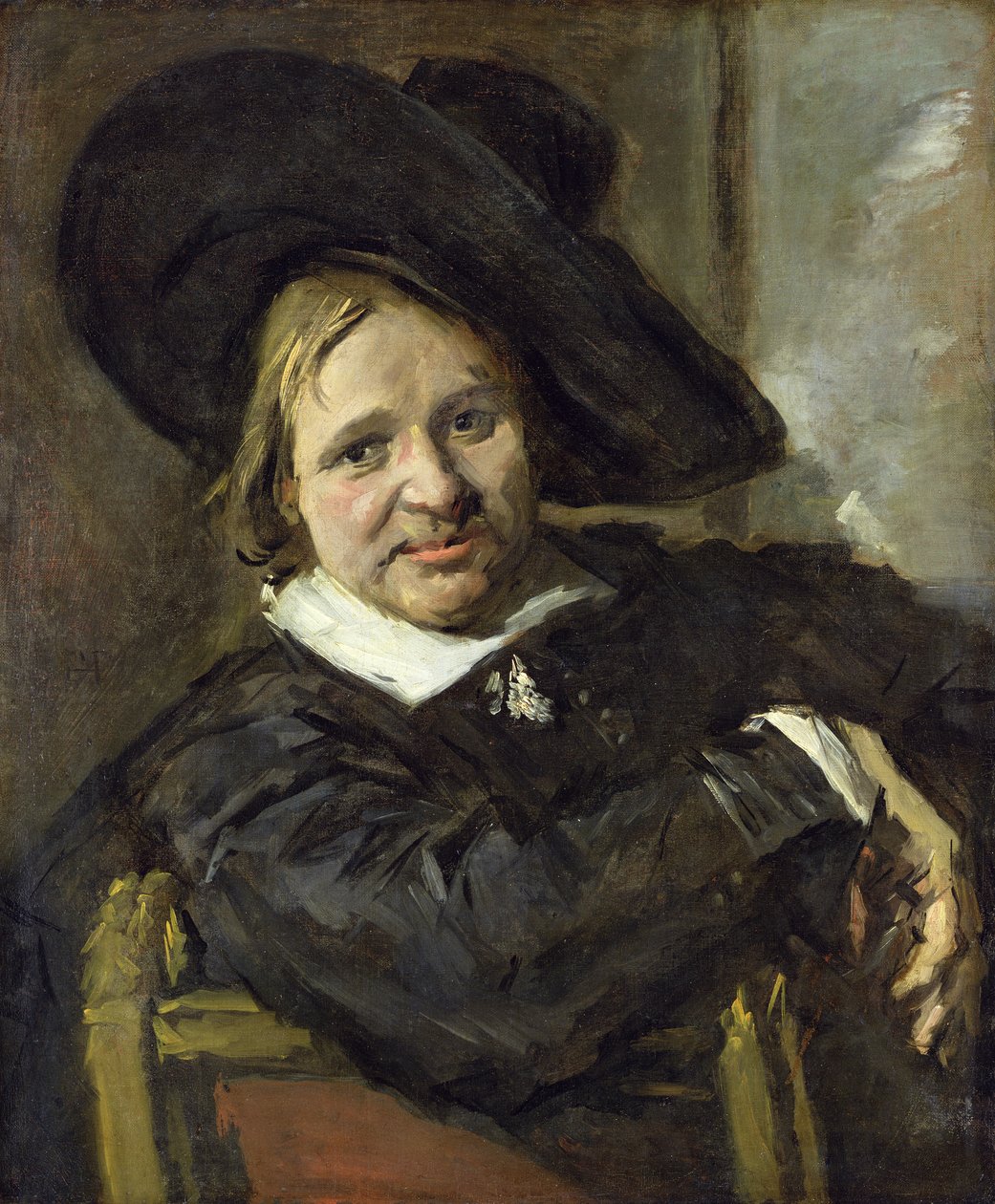 The Man with the Slouch Hat, etter 1660 av Frans Hals