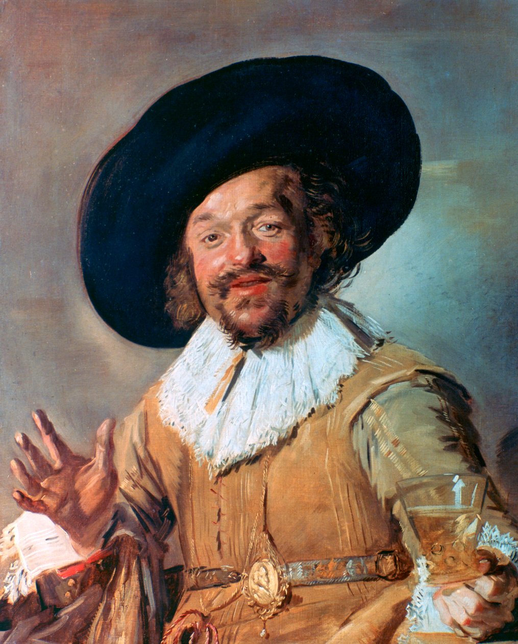 Den glade drikker, 1628-1630 av Frans Hals