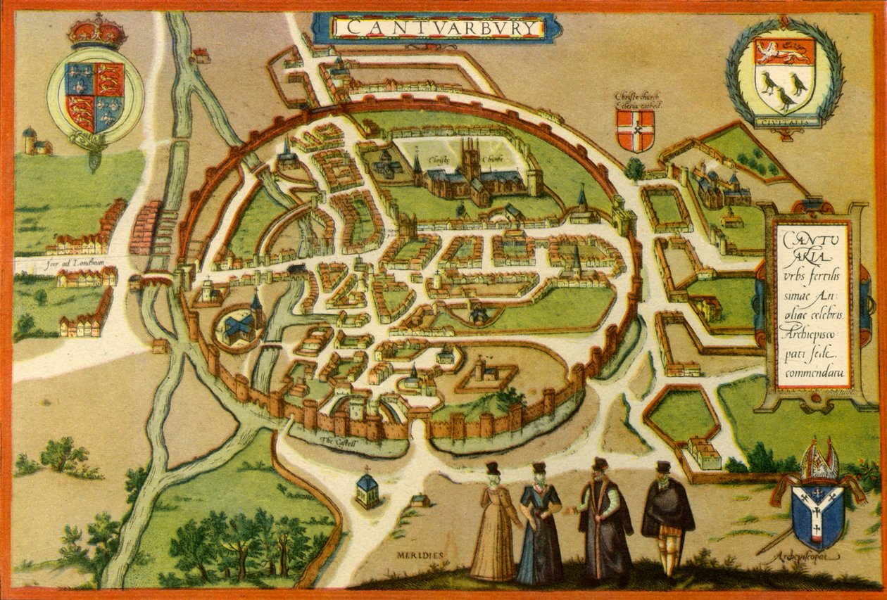 „Planul de Canterbury în secolul al XVI-lea”, 1943. norvegiană av Frans Hogenberg