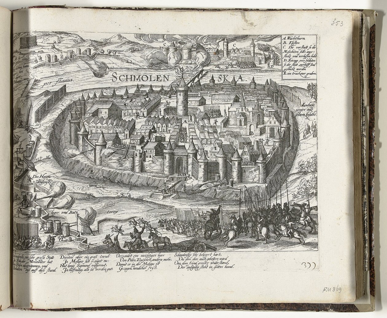 Beleiringen av Smolensk, 1609-1611, 1612 av Frans Hogenberg