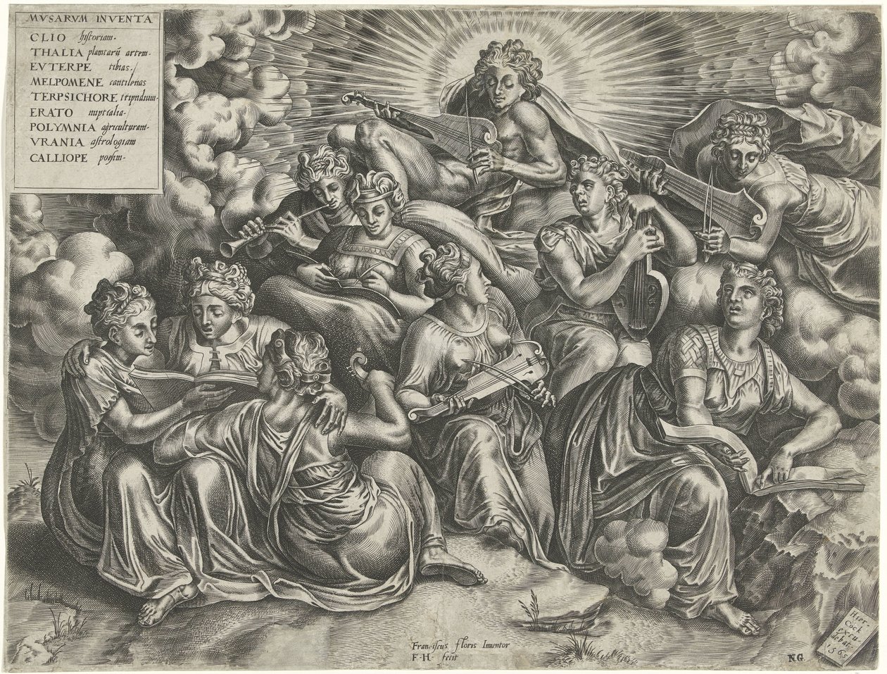 Apollo og musene av Frans Huys