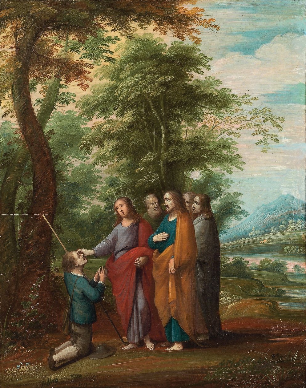 Scener fra Kristi liv og læresetninger (olje på panel) av Frans III (attr. to) Francken