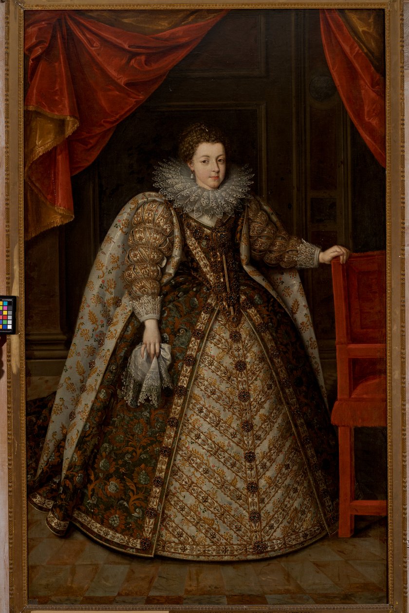 Christine av Savoy, prinsesse av Piemonte (1606-1663) av Frans II (after) Pourbus
