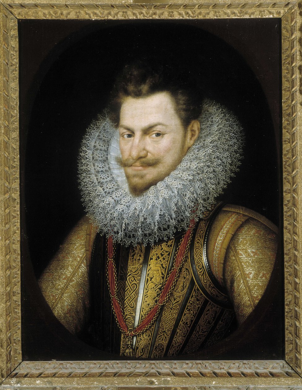 Portrett av erkehertug Albert av Østerrike, guvernør i Nederland av Frans II Pourbus