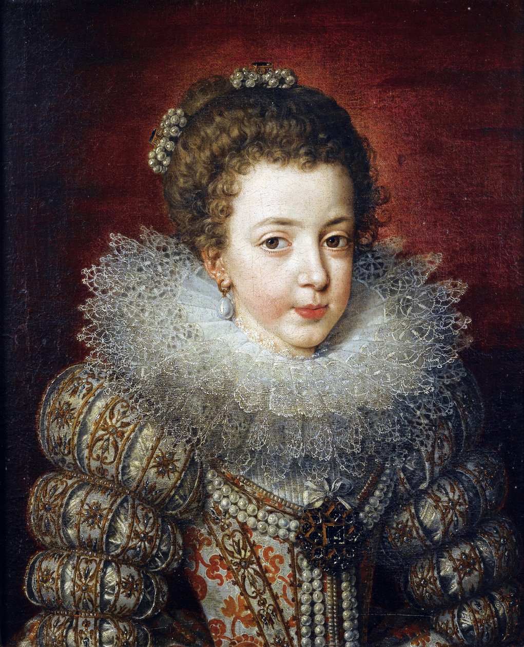 Portrett av Elisabeth av Frankrike av Frans II Pourbus