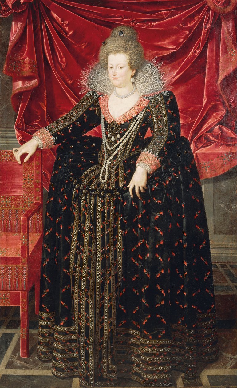Portrett av Maria de Medici (Firenze av Frans II Pourbus