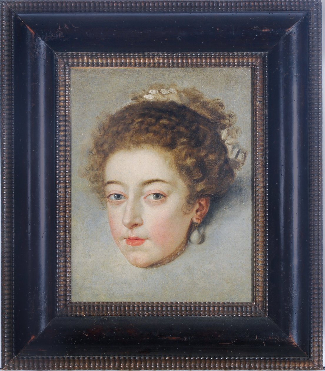Portrett av dronning Henriette-Marie av Frankrike av Frans II Pourbus
