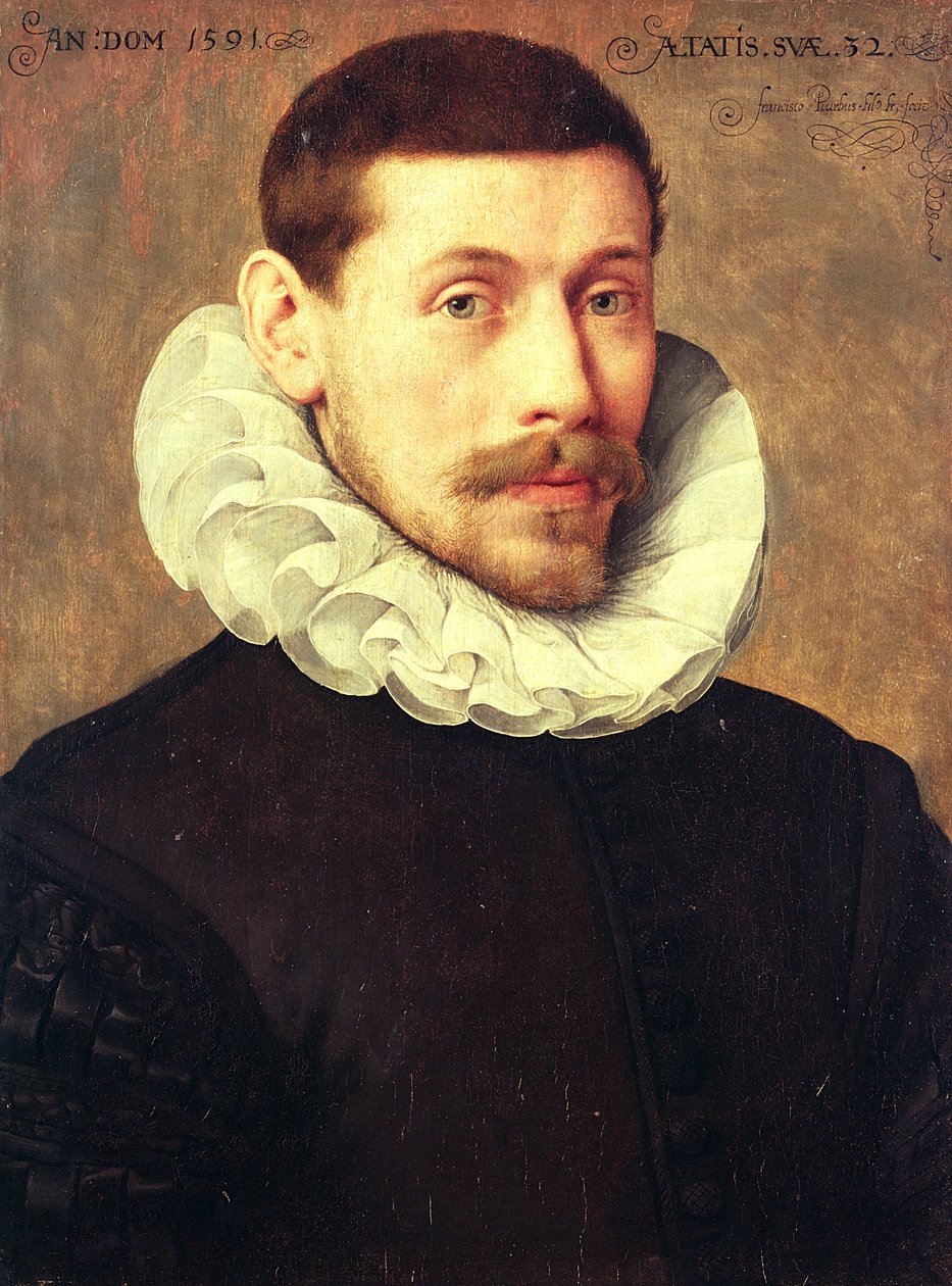 Portrett av en mann, 32 år av Frans II Pourbus