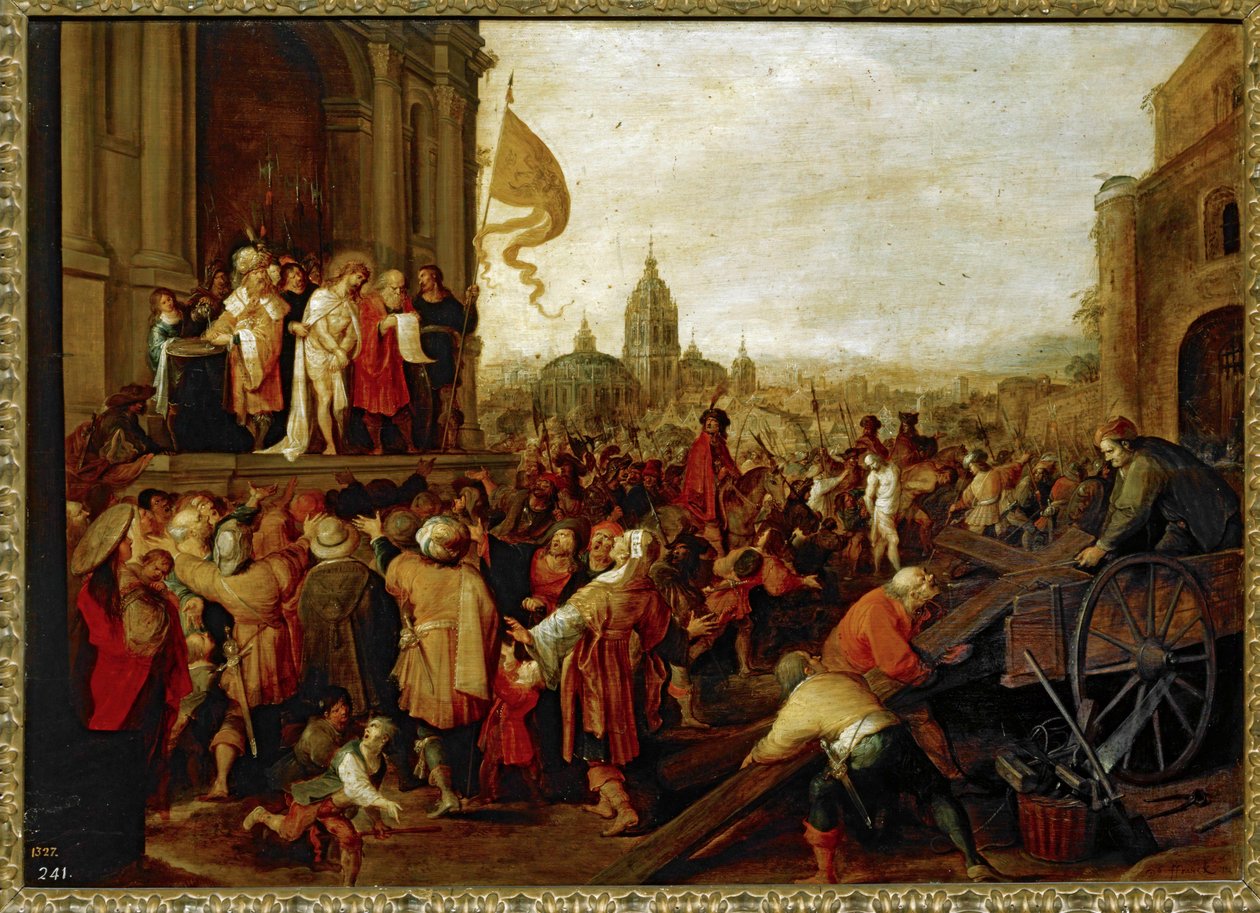 Kristus dømt av Pilatus … av Frans II the Younger Francken