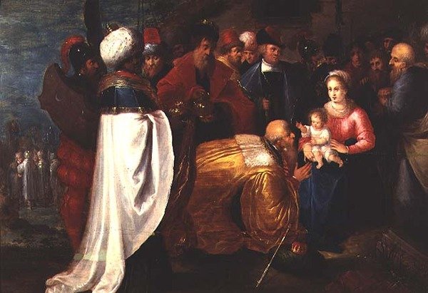 Tilbedelsen av magiene av Frans II the Younger Francken