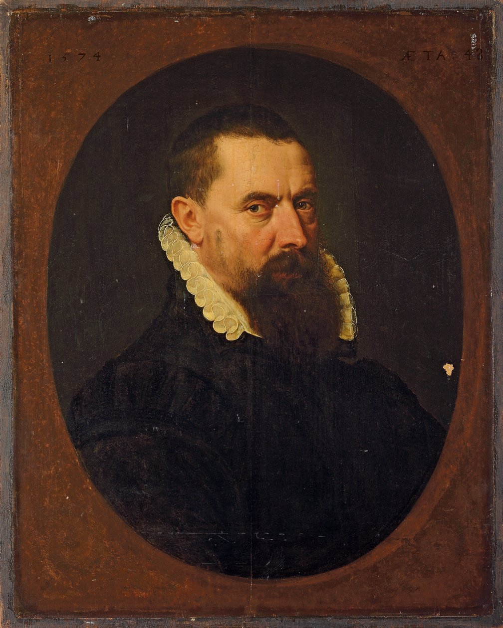 Portrett av en skjeggete herre, 1574 av Frans I Pourbus