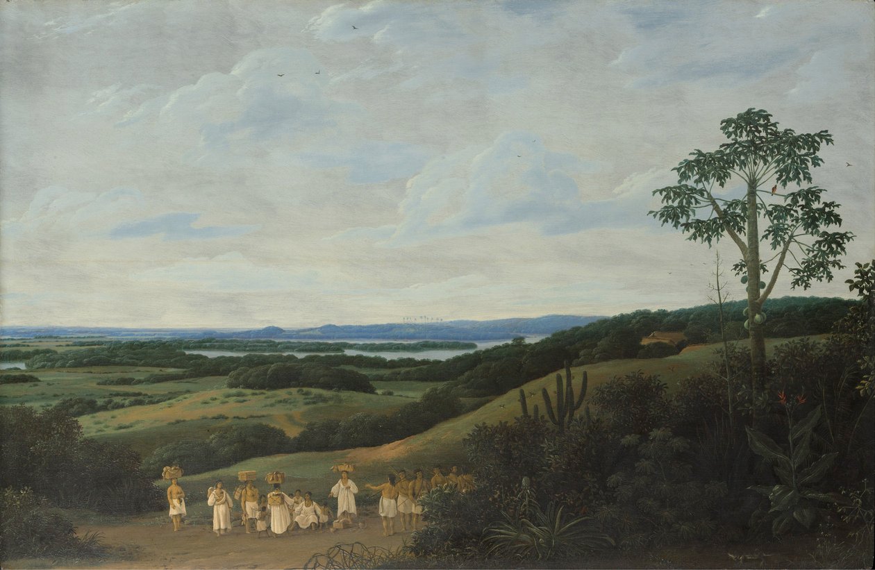 Et brasiliansk landskap av Frans Post