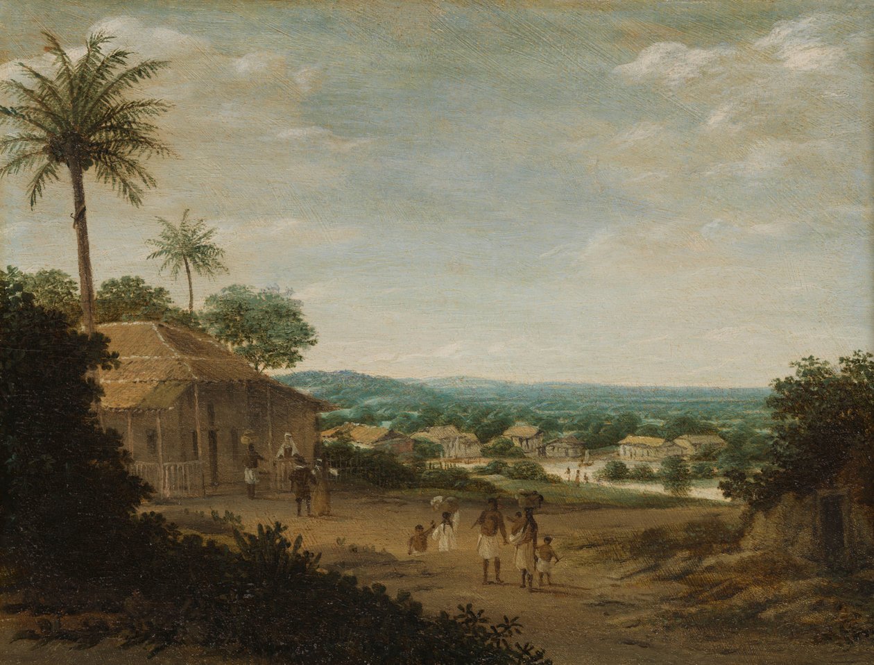 Brasiliansk landsby Brasiliansk landsby av Frans Post