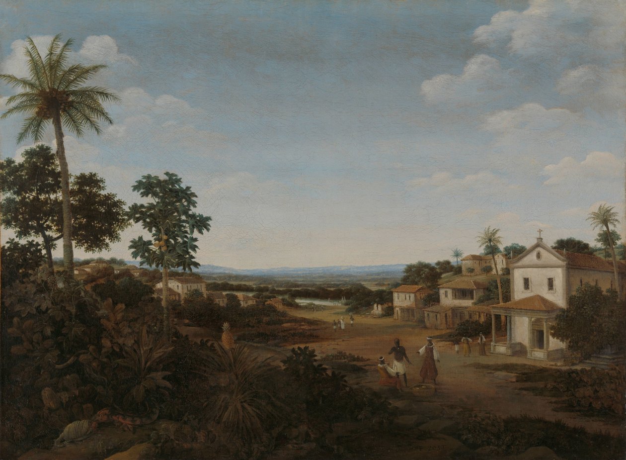 Landskap i Brasil av Frans Post
