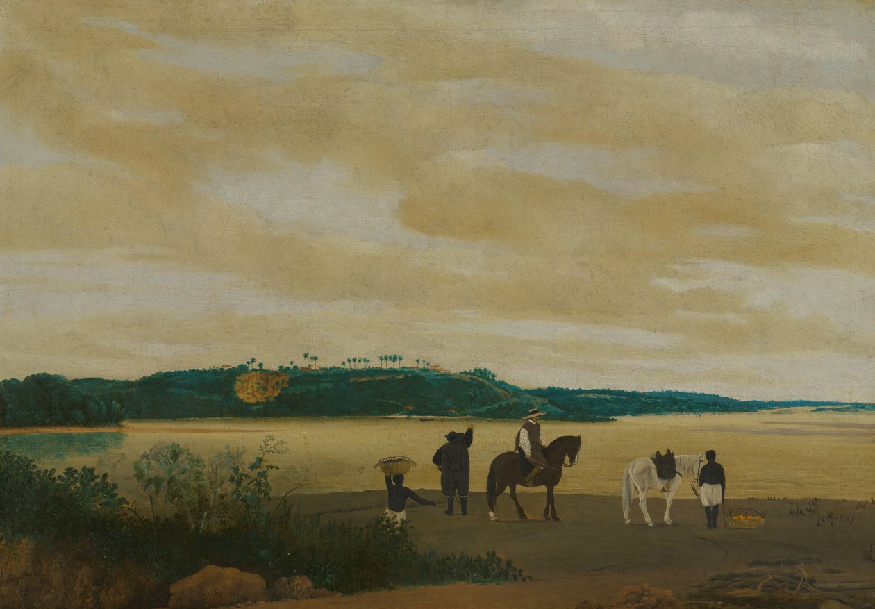 Utsikt over øya Itamaracá, Brasil Utsikt over Itamaracá-øya av Frans Post