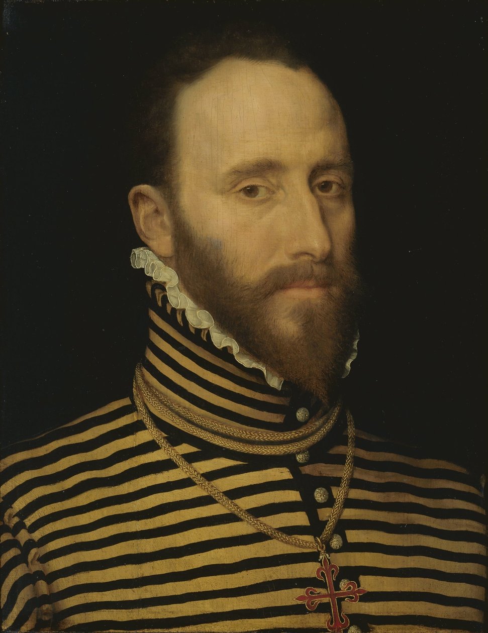 Portrett av en ridder av Calatrava-ordenen, sannsynligvis av Sorias- eller Soreau-linjen (Sorel) av Frans Pourbus (I) (attributed to)