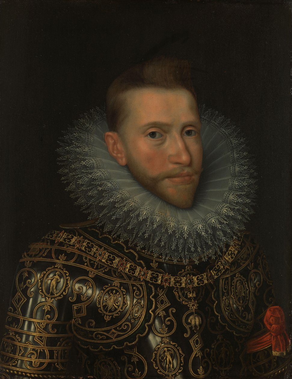 Portrett av erkehertug Albert av Østerrike (1559-1621) av Frans Pourbus (II) (workshop of)