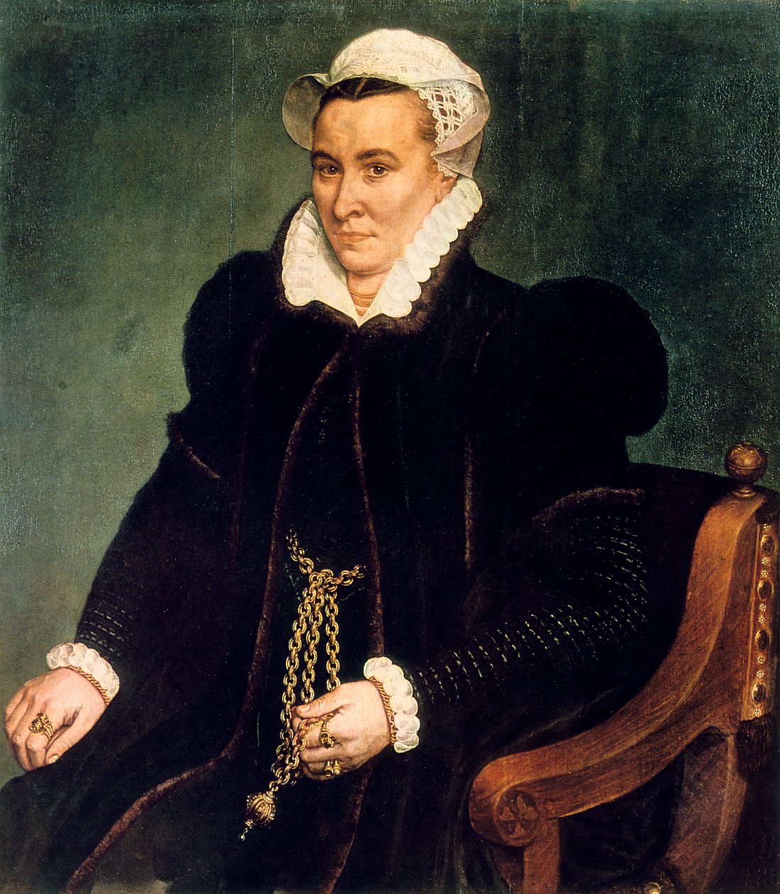 Portrett av en kvinne, c1565-1581 av Frans Pourbus the Elder