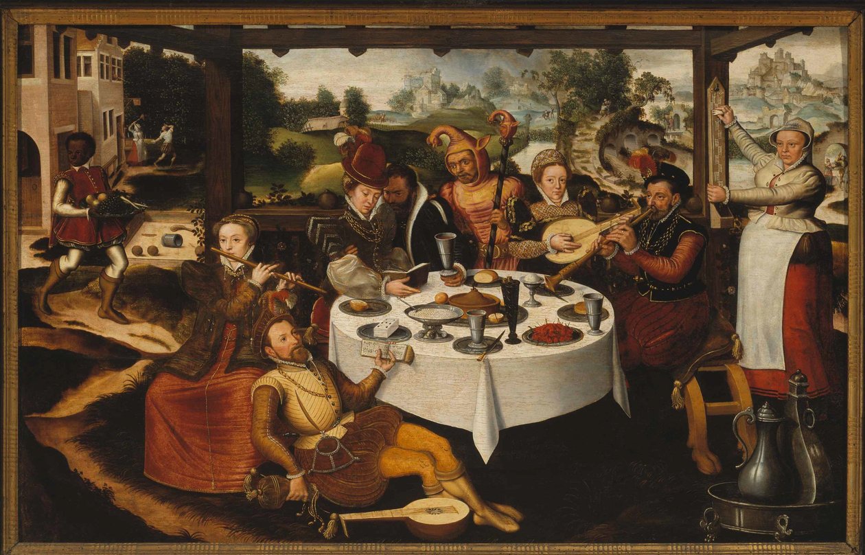 Lignelsen om den fortapte sønn. av Frans Pourbus the Elder