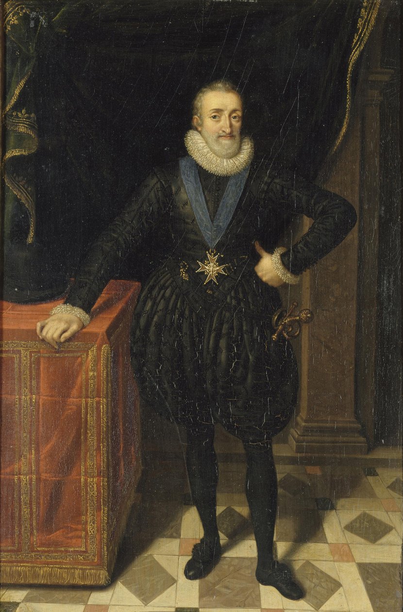 Kong Henrik IV av Frankrike av Frans Pourbus the Younger