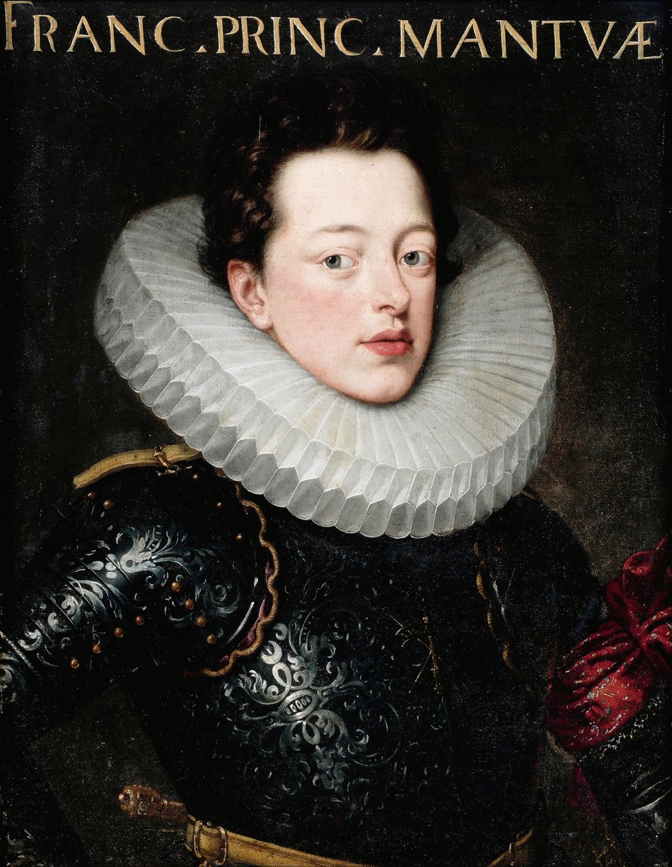 Portrett av Francesco IV Gonzaga 1586-1612, hertug av Mantua. av Frans Pourbus the Younger