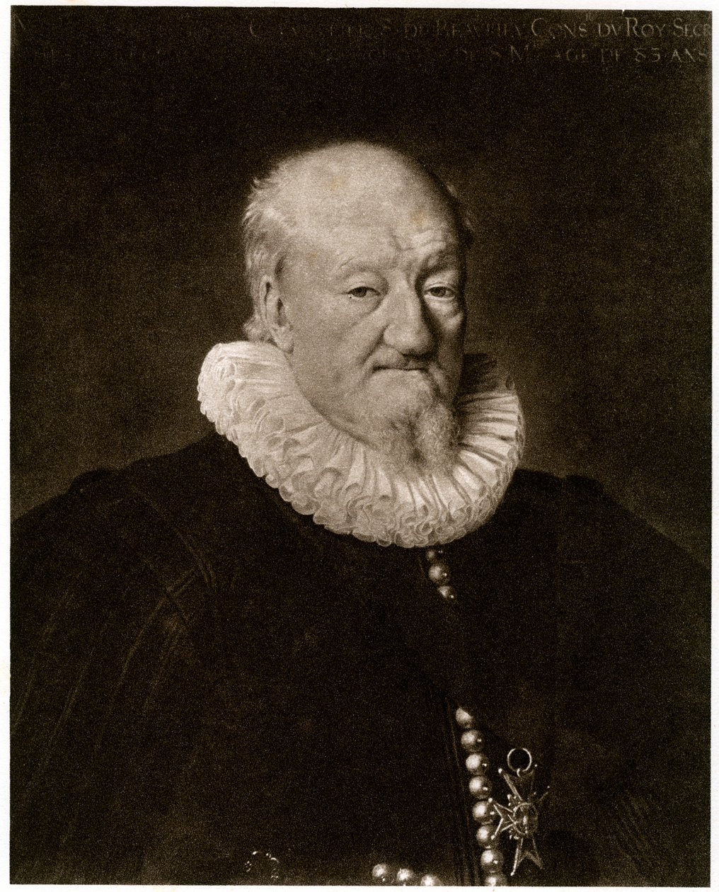 Portrett av Martin Ruzé de Beaulieu, 1927. av Frans Pourbus the Younger