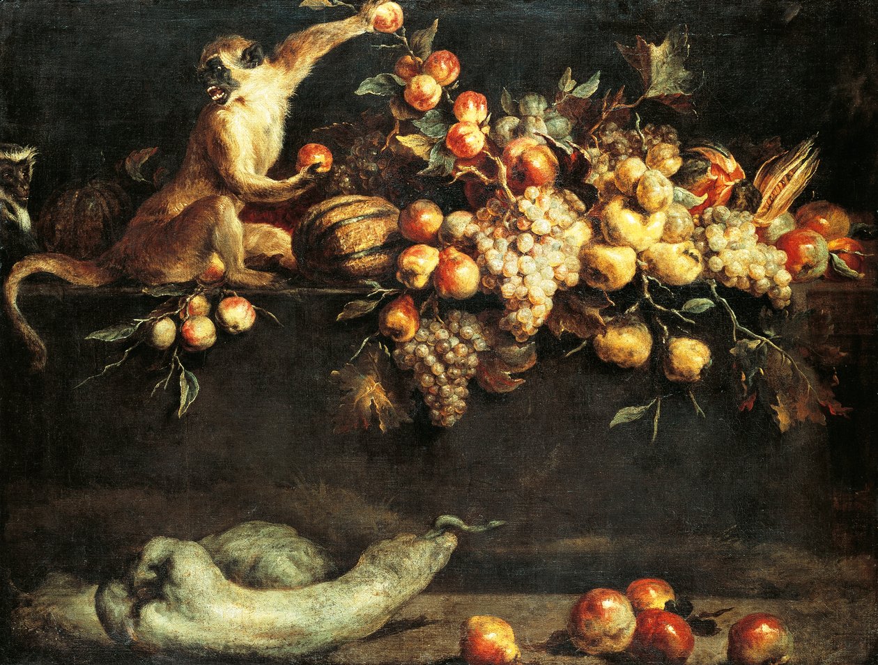 Stilleben, av Frans Snyders (1579-1657) av Frans Snyders
