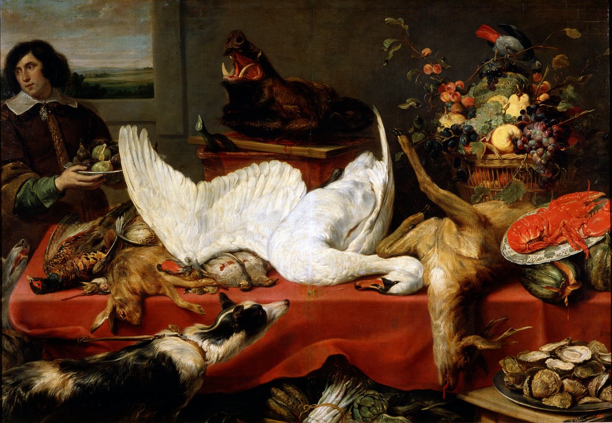 Stilleben med en svane, 1640-tallet av Frans Snyders or Snijders