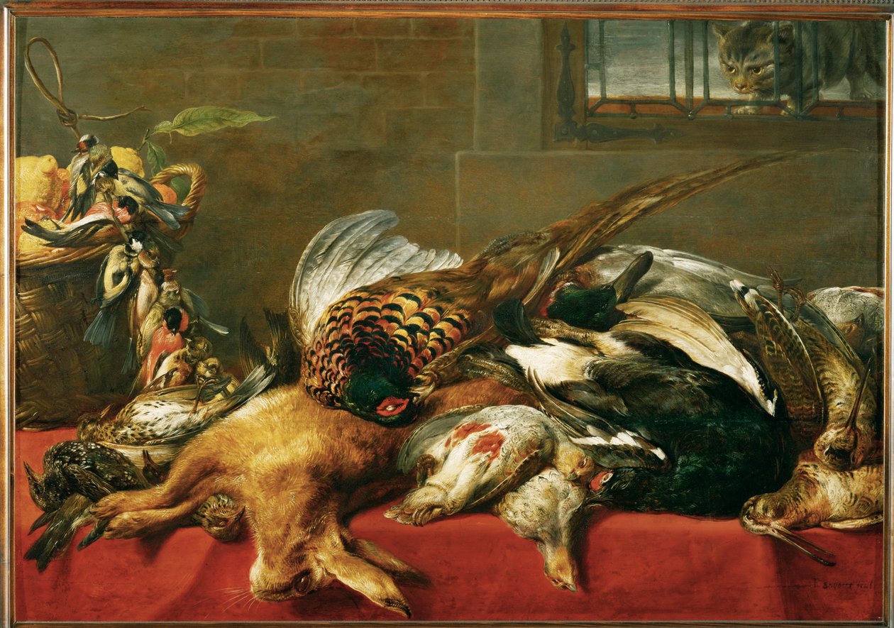 Stilleben på jakt av Frans Snyders or Snijders