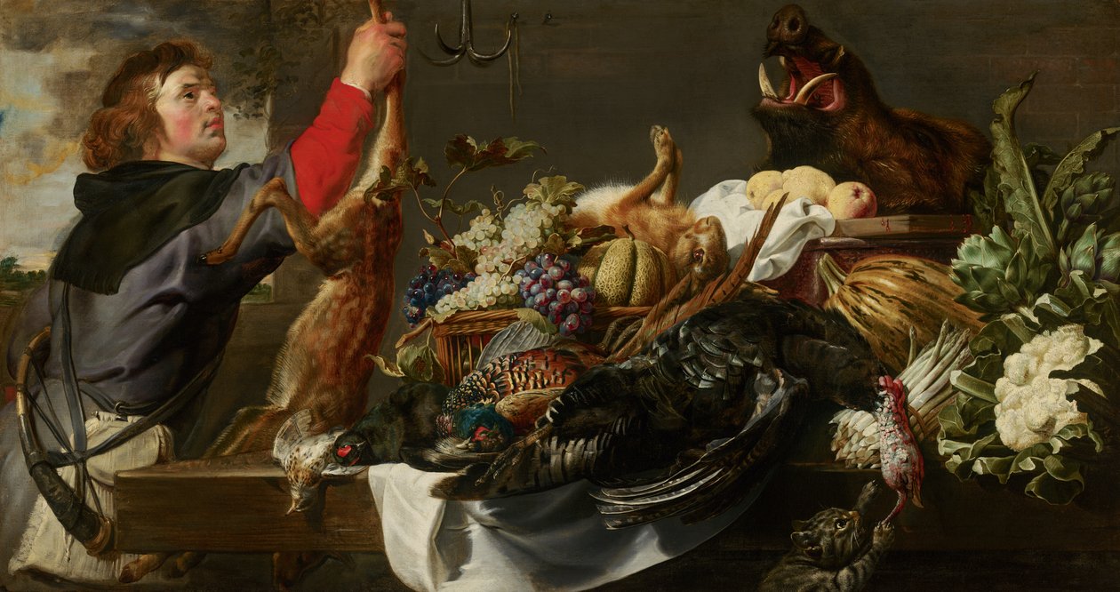 Stilleben med Huntsman, ca. 1615 av Frans Snyders or Snijders