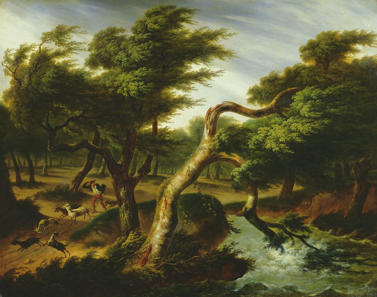 Et vindkast, 1817 av Frans Swagers
