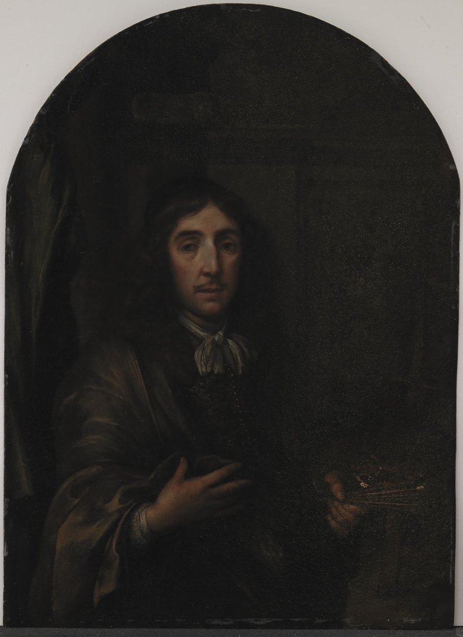 Portrett av en maler av Frans van I Mieris