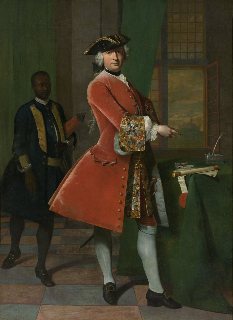 Portrett av Jan Pranger, 1742 av Frans van der Mijn