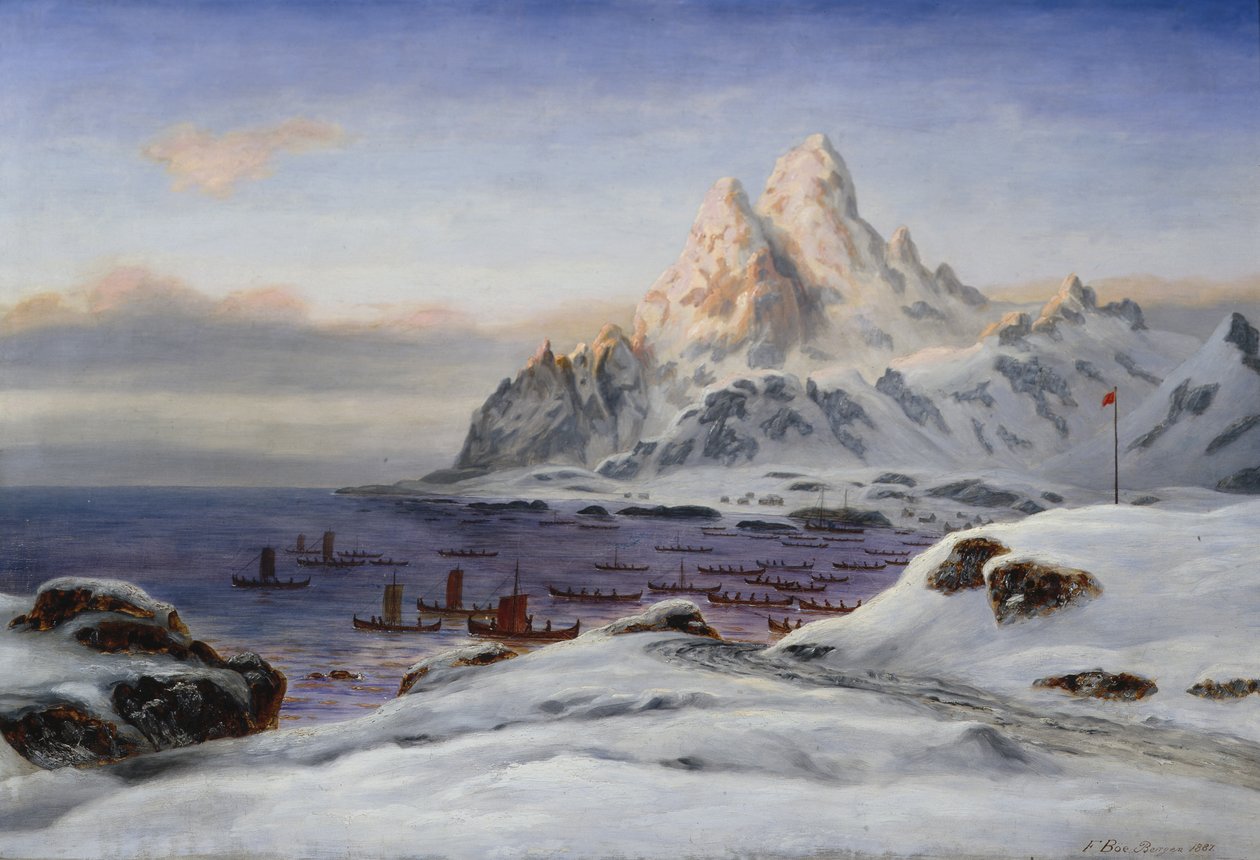 Fiskere i Lofoten av Frants Diderik Boe