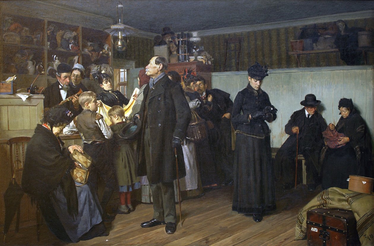 Hos pantelåneren av Frants Henningsen