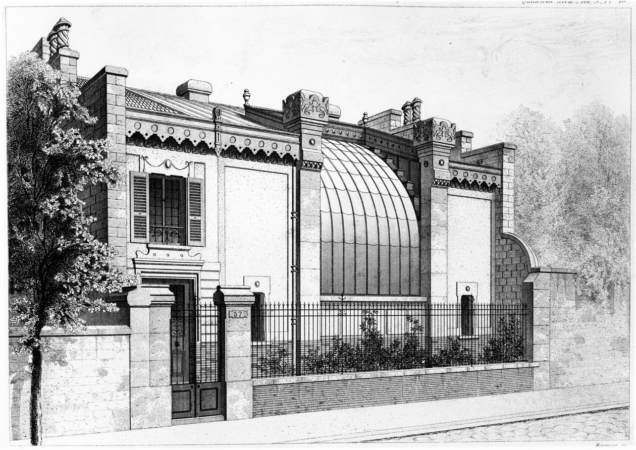 Malerstudio, 57, boulevard Arago, Paris. 1878 av Frantz Huguelin