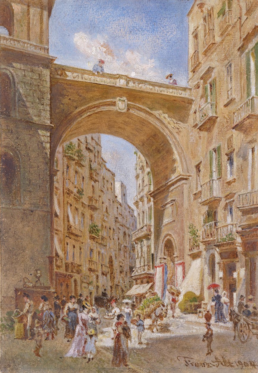 Chiaia -broen i Napoli av Franz Alt
