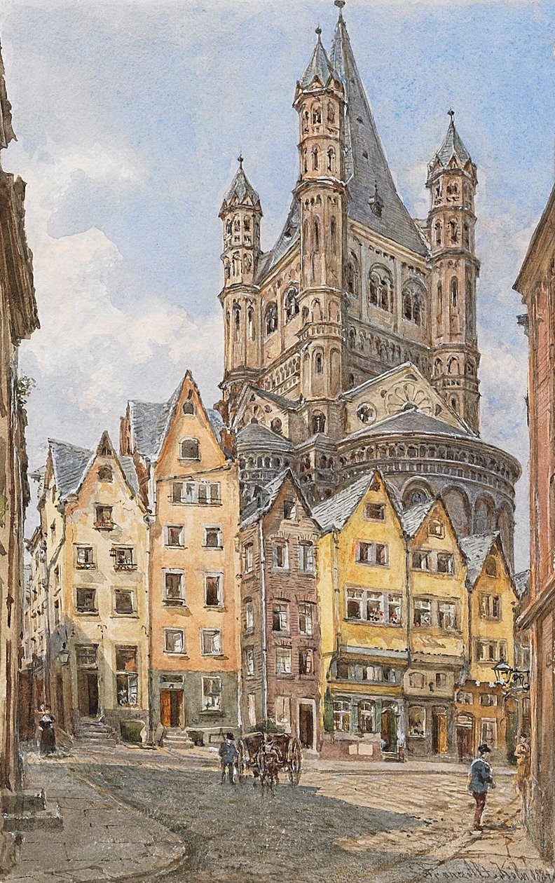 Koln Gro St. Martin. av Franz Alt