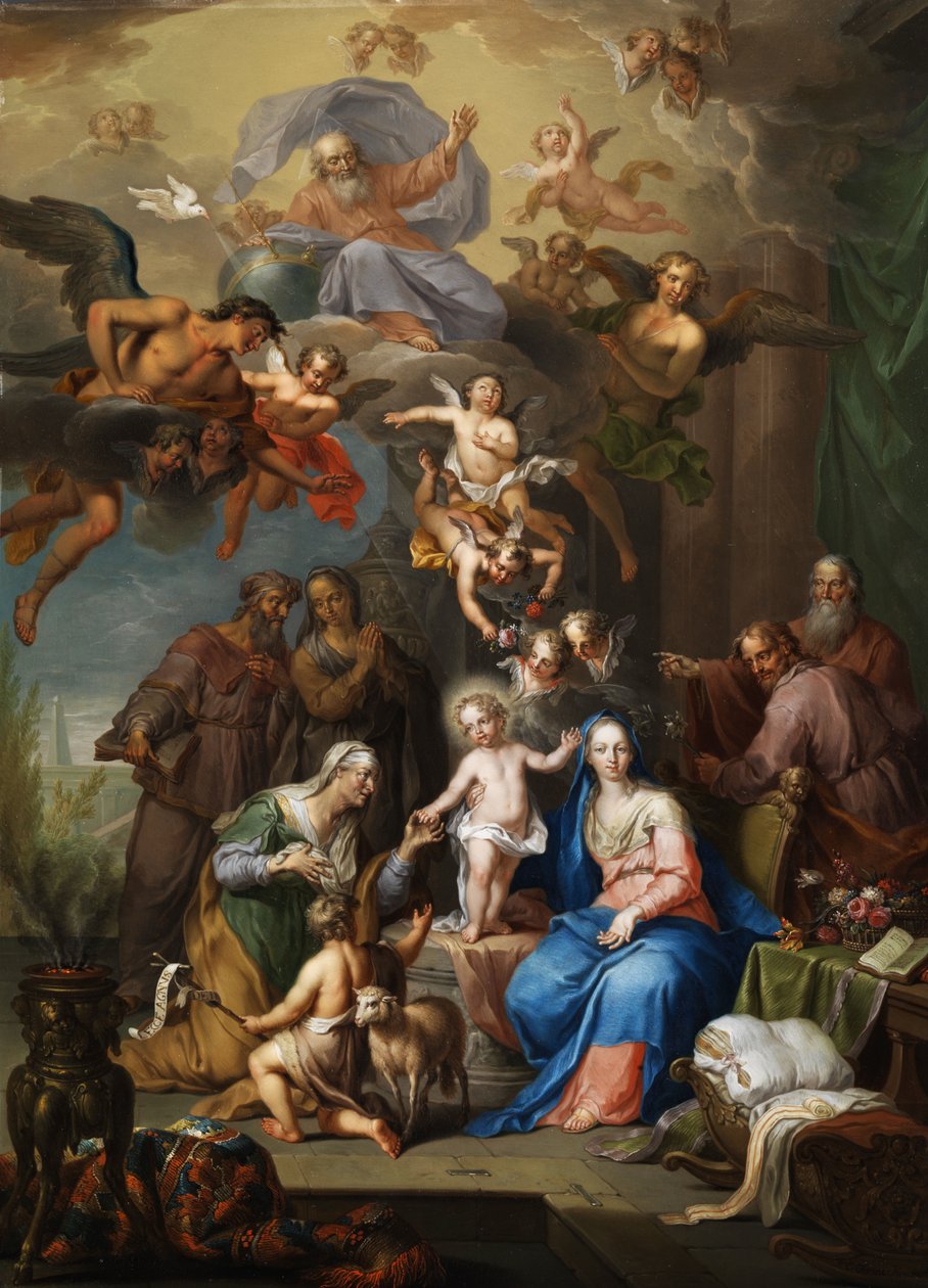 Den hellige familie av Franz Christoph Janneck