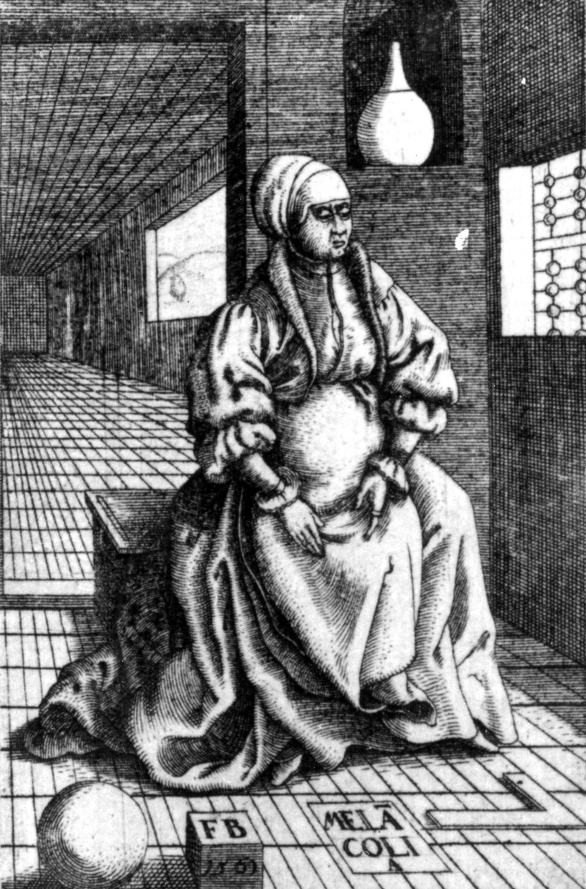 Melankoli, 1560 av Franz Isaac Brun