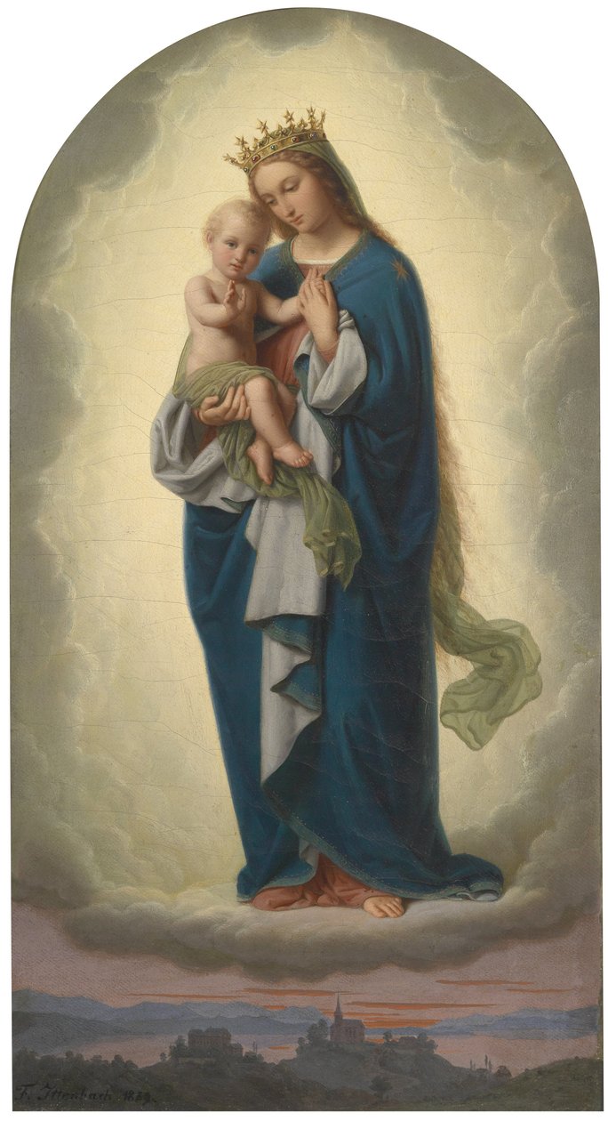 Madonna og barn av Franz Ittenbach