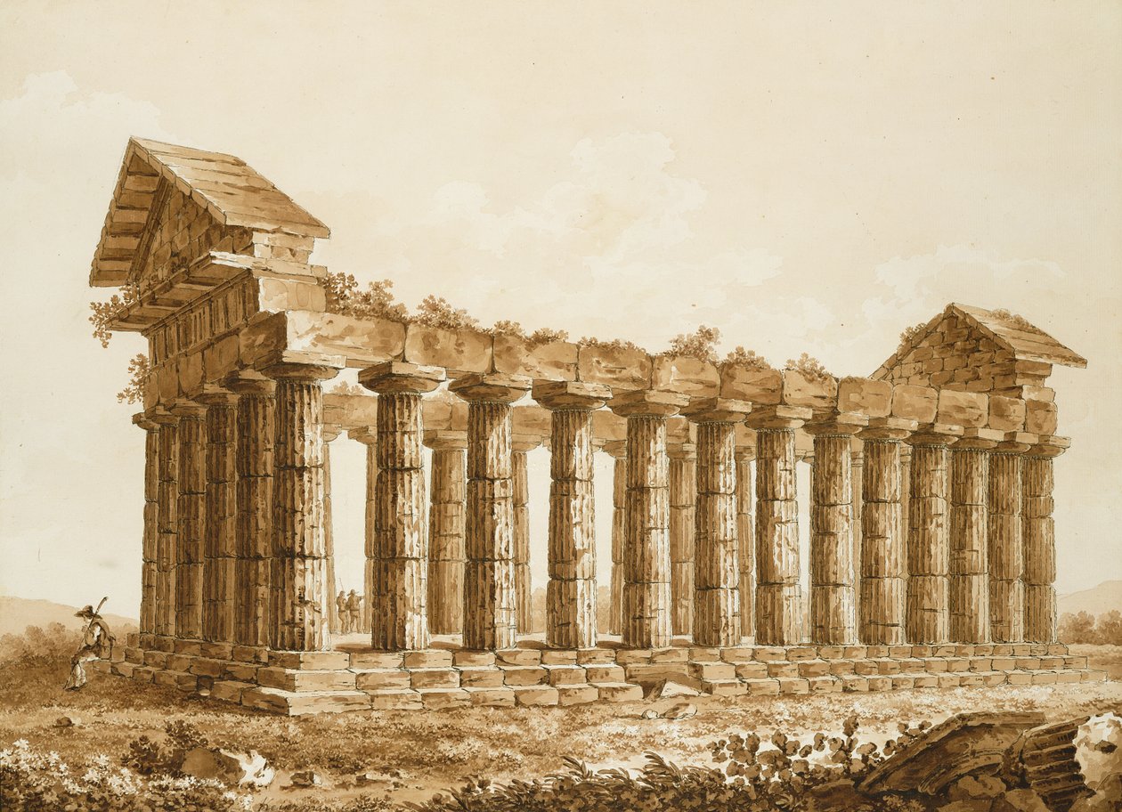 The Temple of Concord i Agrigentum av Franz Kaisermaan