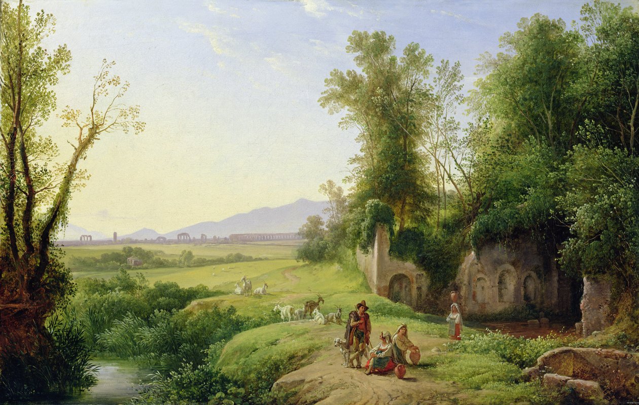 Grove of Egeria av Franz Ludwig Catel